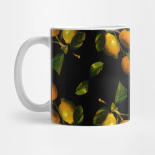 Lemon seamless pattern Mug